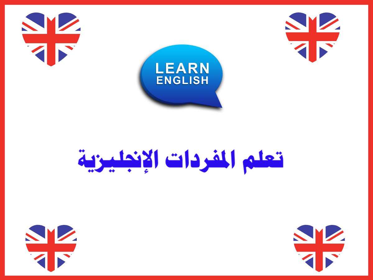 تعلم المفردات الإنجليزية 3