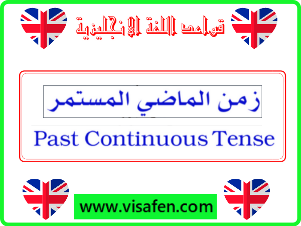 Past Continuous Tense زمن الماضي المستمر